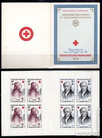 N� 2008 - CARNET CROIX ROUGE 1959 13 La Seyne-sur-Mer (83)