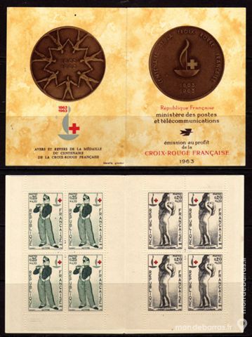 N� 2012 - CARNET CROIX ROUGE 1963 4 La Seyne-sur-Mer (83)