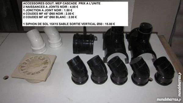 Accessoires goutti�re MEP Cascade et siphon de sol 2 Calais (62)