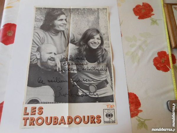 affiche d�dicac�e Les Troubadours 5 Gr�zieu-la-Varenne (69)