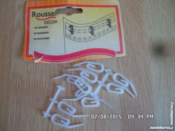 10 agraffes de rideau 1 Chambly (60)