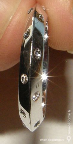 Alliance argent 18 ZIRCONIAS 26 Villeneuve-Saint-Georges (94)