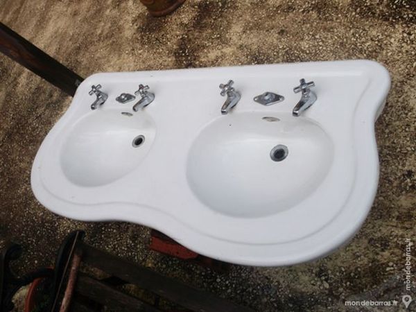 ancien lavabo double 200 Mouleydier (24)