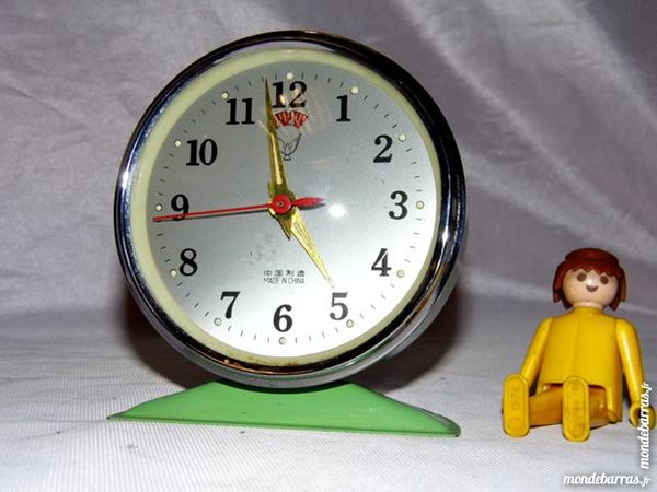 Ancien reveil pendule horloge vert ann�es vintage 10 Dunkerque (59)
