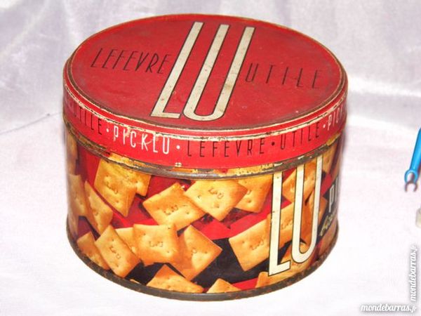 ANCIENNE BOITE BISCUIT LU LEFEVRE UTILE VINTAGE 10 Dunkerque (59)