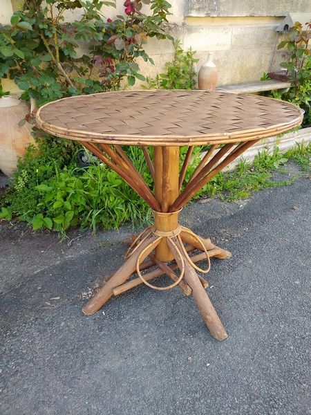 Achetez Ancienne Table Rotin Occasion Annonce Vente Loches