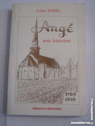 ANGE 1789 - 1939 SON HISTOIRE par  JULIEN BOREL 25 Brest (29)