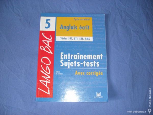 bac anglais ecrit avec corrig�s 3 Laventie (62)