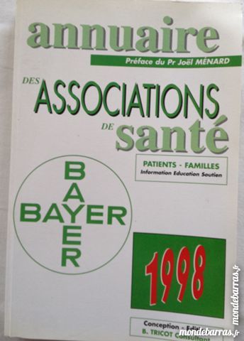 Annuaire associations de sant� Bayer 1 Illkirch-Graffenstaden (67)