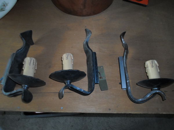 lot de 3 appliques murales en fer forge 30 Am�lie-les-Bains-Palalda (66)