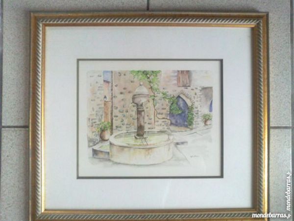 Aquarelle sign�e 120 Challans (85)