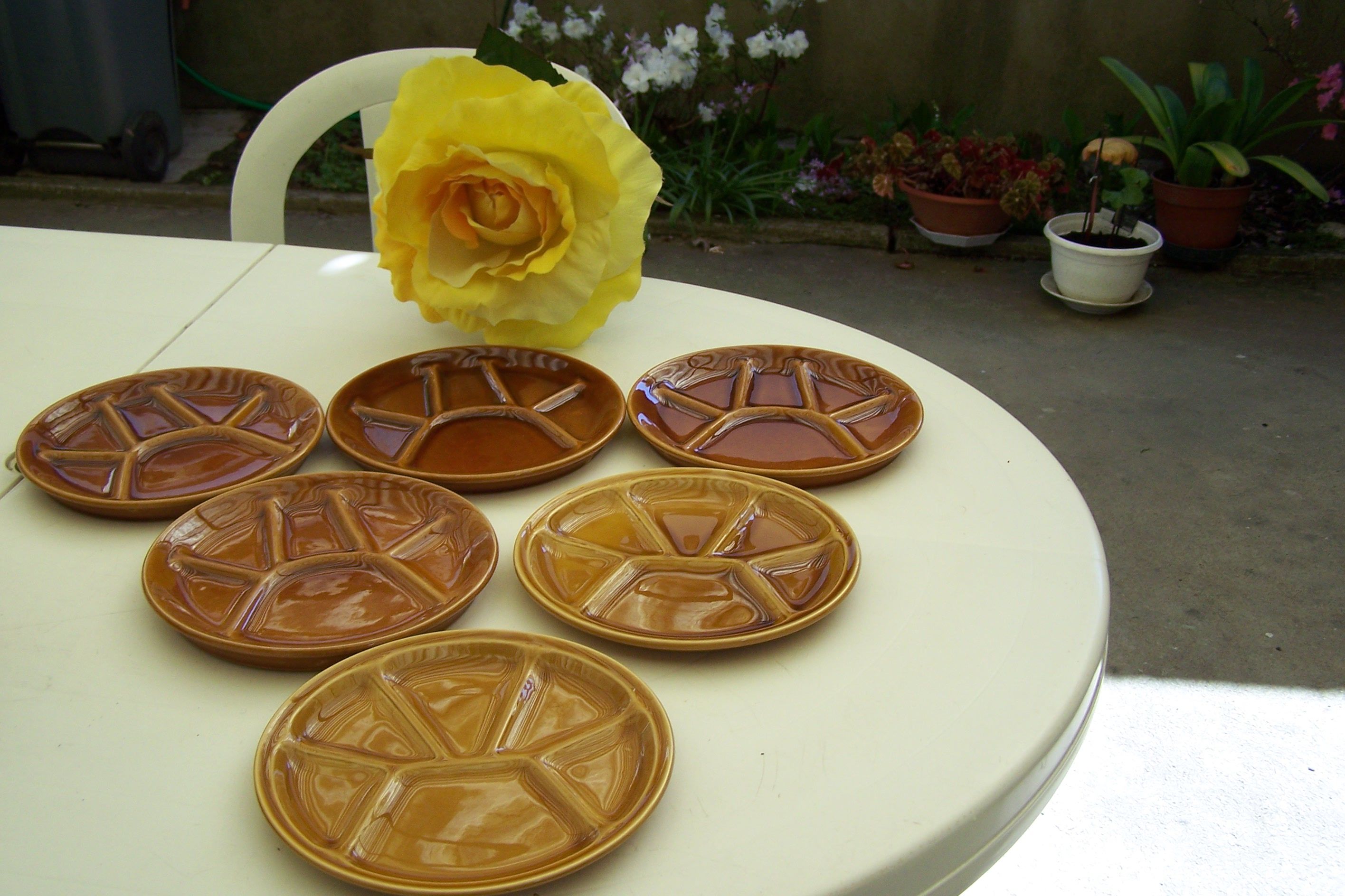 ASSIETTES A FONDUE 6 Mourenx (64)