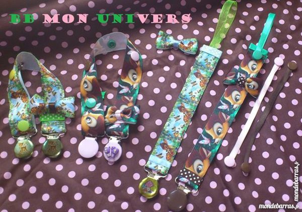 ATTACHE TETINE GARCON ET MIXTE ET ATTACHE SERVIETT 8 Charmes (88)