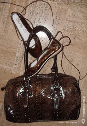 Ballerines en cuir vernis * Sac assorti 55 Antibes (06)