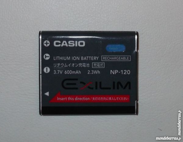Batterie pour appareil photo CASIO EXILIM EX-ZS10 14 Vienne (38)