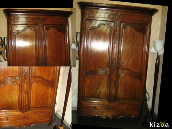 Belle armoire noyer �poque Louis 15 Provencale en parfait 2000 Marseille 13 (13)