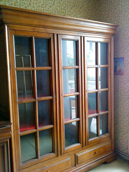 Biblioth�que 3 Portes-2 Tiroirs en Merisier massif 870 M�rignac (33)