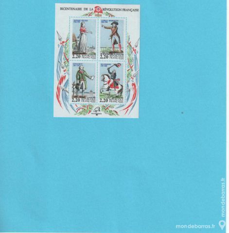 Bicentenaire de la r�volution Fran�aise. 1 Roche-le-Peyroux (19)