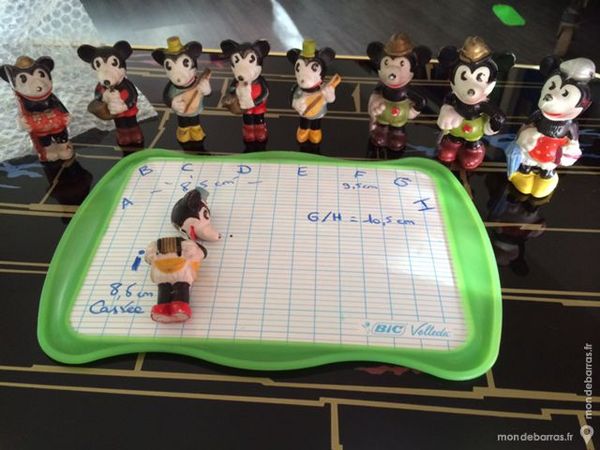 9 BISQUES USA MICKEY MOUSE SIGN�E NUM�ROT�ES RARE 1 Vendres (34)