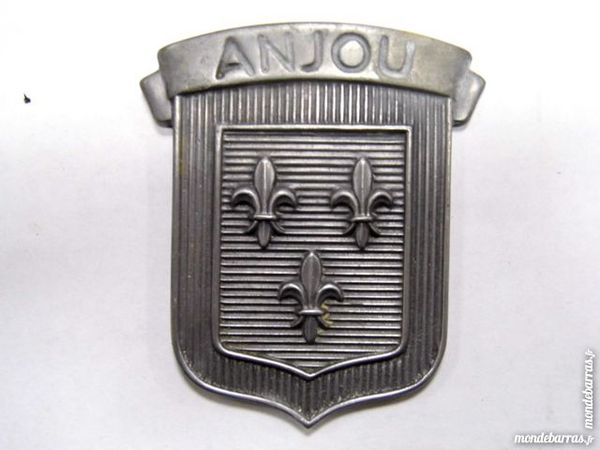 Blason ANJOU province de France fleur de lys 10 Dunkerque (59)