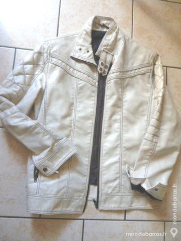 Blouson Homme beige effet cuir Taille 40/42 30 Argenton-sur-Creuse (36)