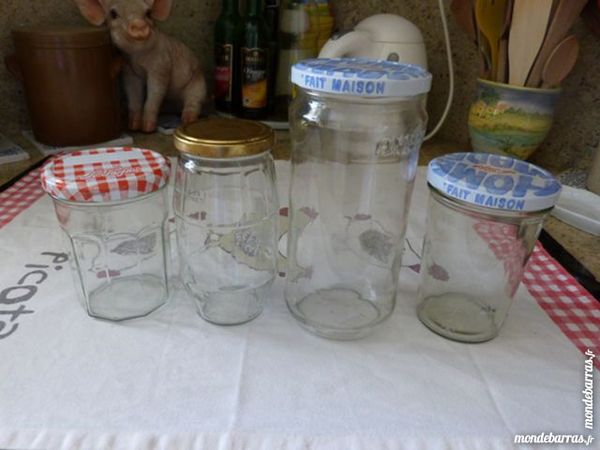Bocaux de verre avec couvercles 0 Poiroux (85)