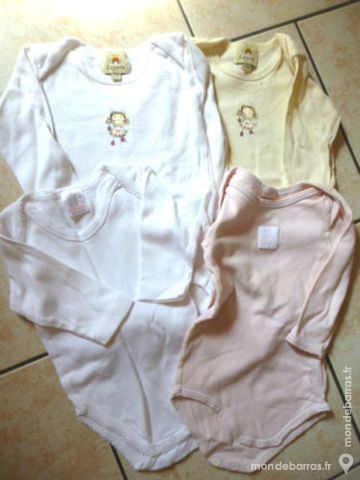 Lot 4 Boddies Manches longues Taille 12 mois 4 Argenton-sur-Creuse (36)
