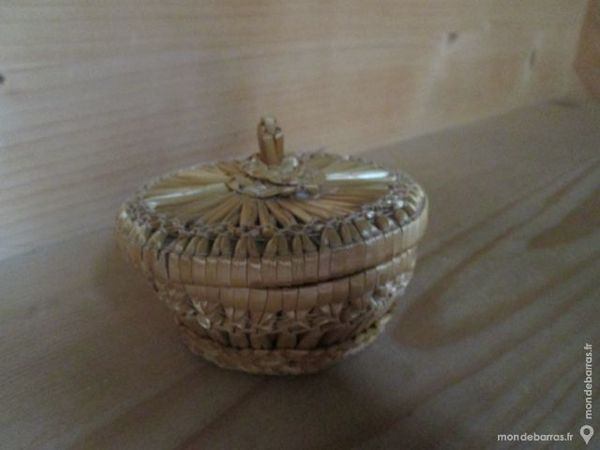 Boite � bijoux en paille tress�e 3 Goussainville (95)