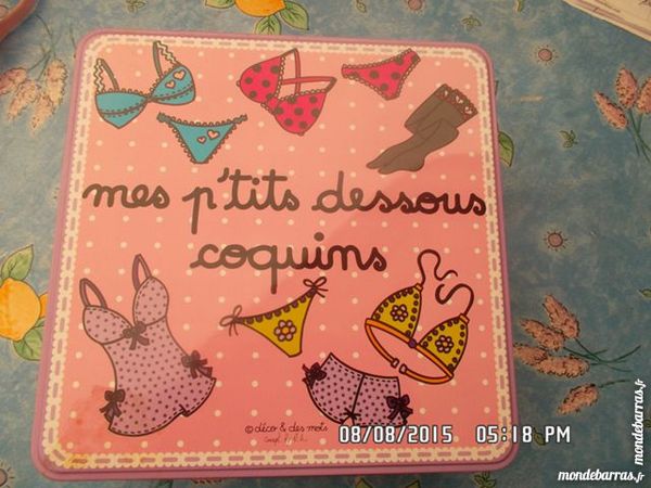 boite m�tal mes dessous coquins 5 Chambly (60)