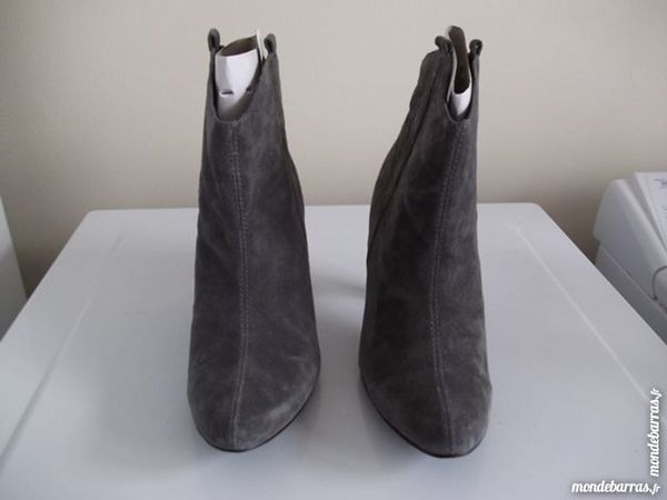 Boots velours gris 38 12 Cherbourg-Octeville (50)
