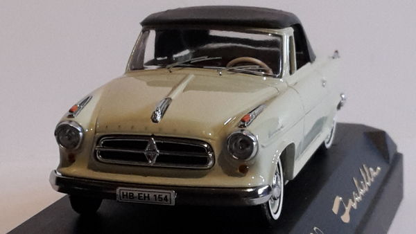 Borgward Isabella cabriolet 2+2 ferm� 1957 55 Follainville-Dennemont (78)