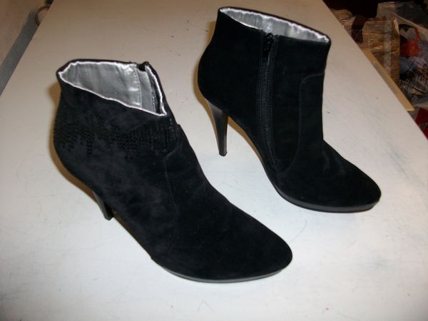 Bottines Noir haut  stri� brillant- talon de 11 cm en pt 39 15 Bouxwiller (67)