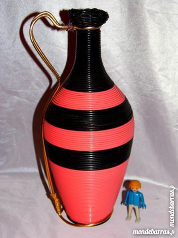 Bouteille scoubidou dame jeanne ann�es 70 vintage 15 Dunkerque (59)