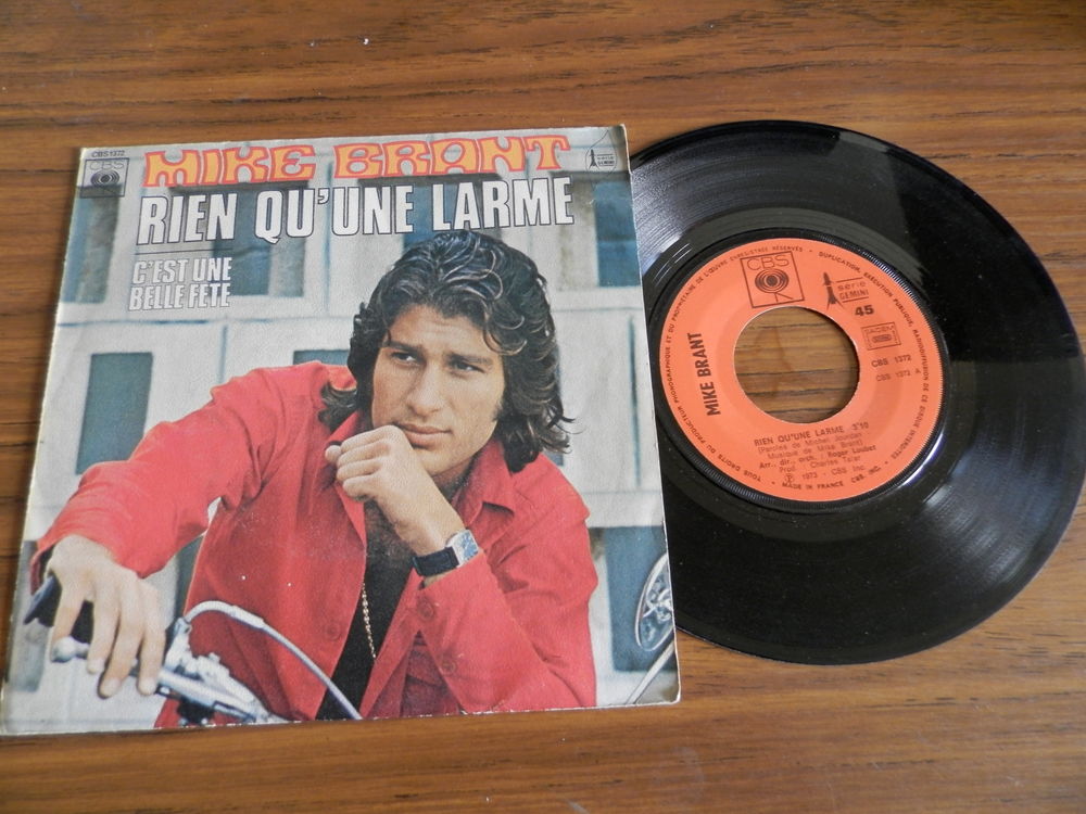 Brant Mike  -  Rien qu'une larme/c'est une belle fete 2 Paris 12 (75)