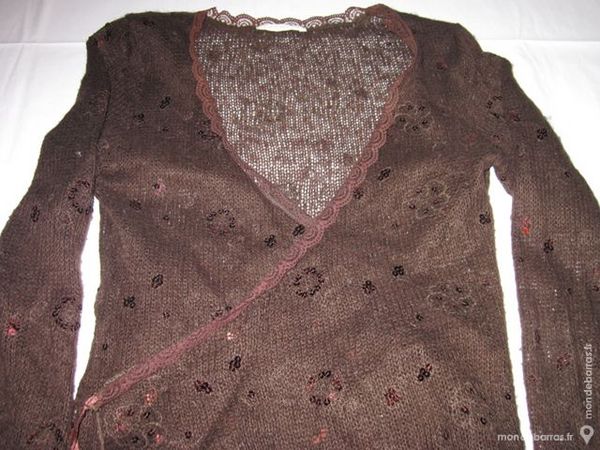 Cache coeur femme promod marron taille s 15 Chalon-sur-Sa�ne (71)