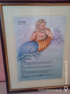 CADRE VERRE MOTIF ASTROLOGIQUE VERSEAU 1 Saint-Martin-au-La�rt (62)