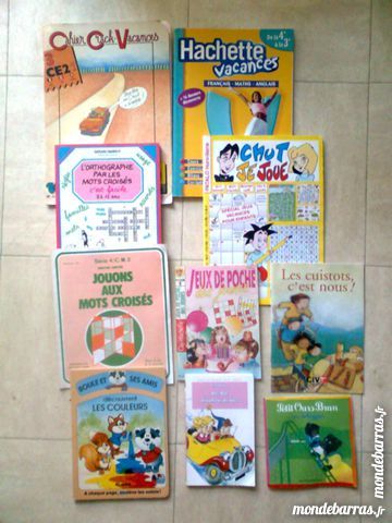 cahiers de vacances, mots crois�s�.zoe 1 Martigues (13)