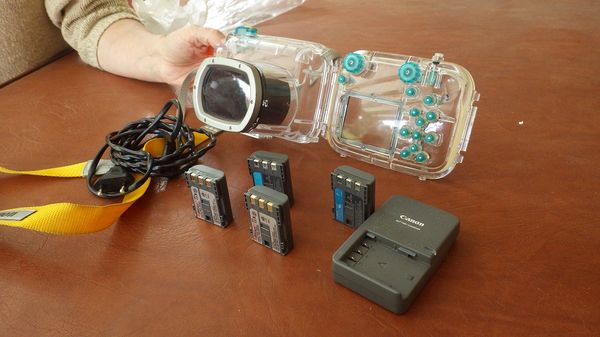 Caisson �tanche pour appareil photo Canon PowerShot G7. 80 Labenne (40)