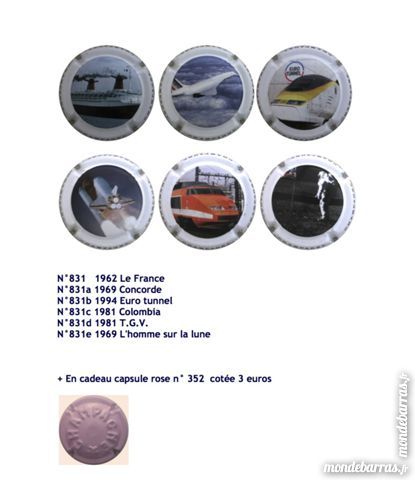 6 Capsules s�rie 50 ans de technologie 3 Champigny (51)