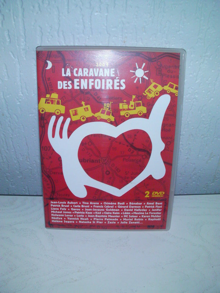 2 DVD LA CARAVANE DES ENFOIRES - ann�e 2007 6 Saint-Etienne (42)