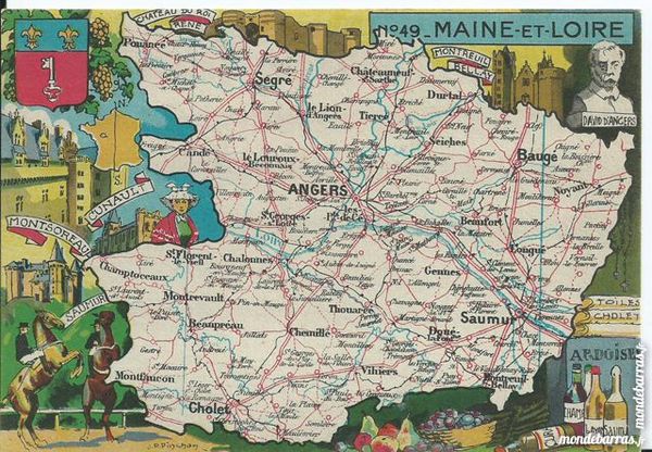 carte 1 cpsm d�partement 49 7 Tours (37)