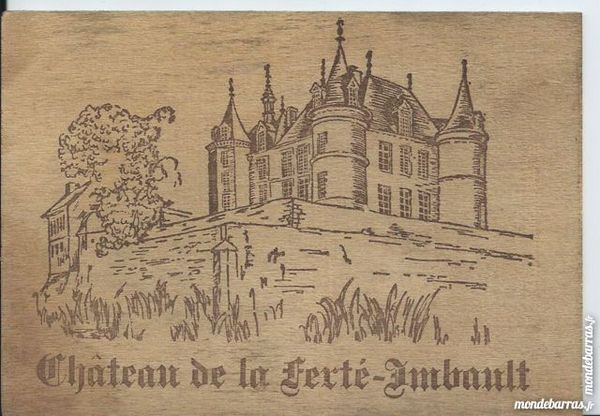 1 lot de 6 cartes originales en bois 90 Tours (37)