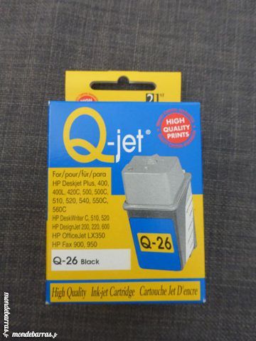Cartouche compatible Q-jet Black Q-26 0 Niort (79)
