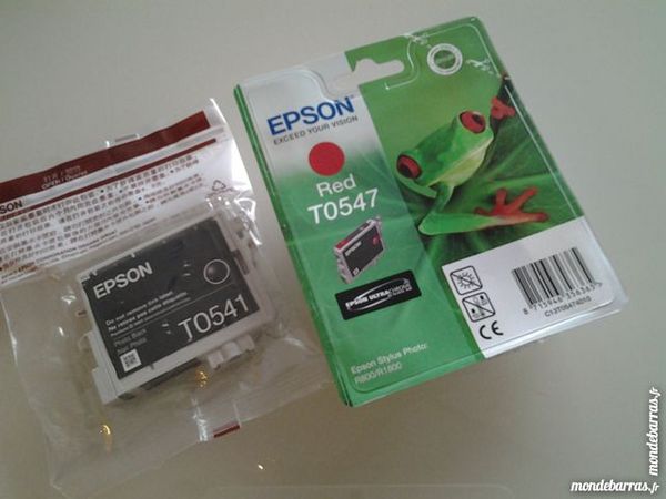Lot cartouches encre noir rouge photo Epson R1800 20 Chamb�ry (73)
