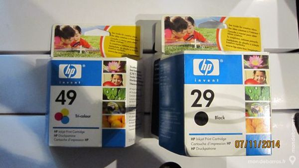 2 cartouches encre hp n�49 et n�29 25 Montigny-le-Guesdier (77)