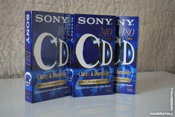3 cassettes  vhs  neuves 10 Bauvin (59)