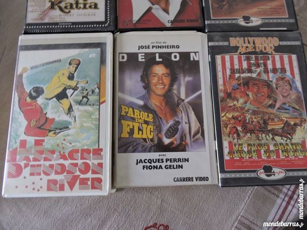 6 cassettes VHS 12 Pantin (93)