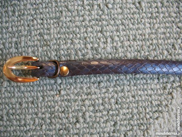 Ceinture bleue, imitation l�zard 4 Antony (92)