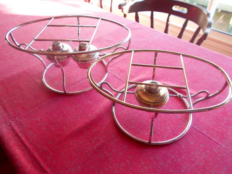 chauffe plat en m�tal argent� (l'unit�) 100 Monflanquin (47)