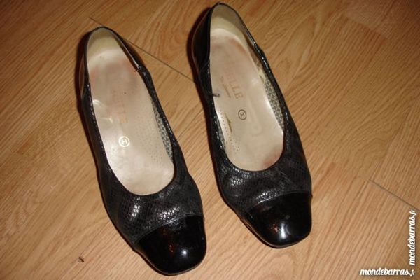 Chaussures cuir noir 10 La Neuveville-devant-L�panges (88)